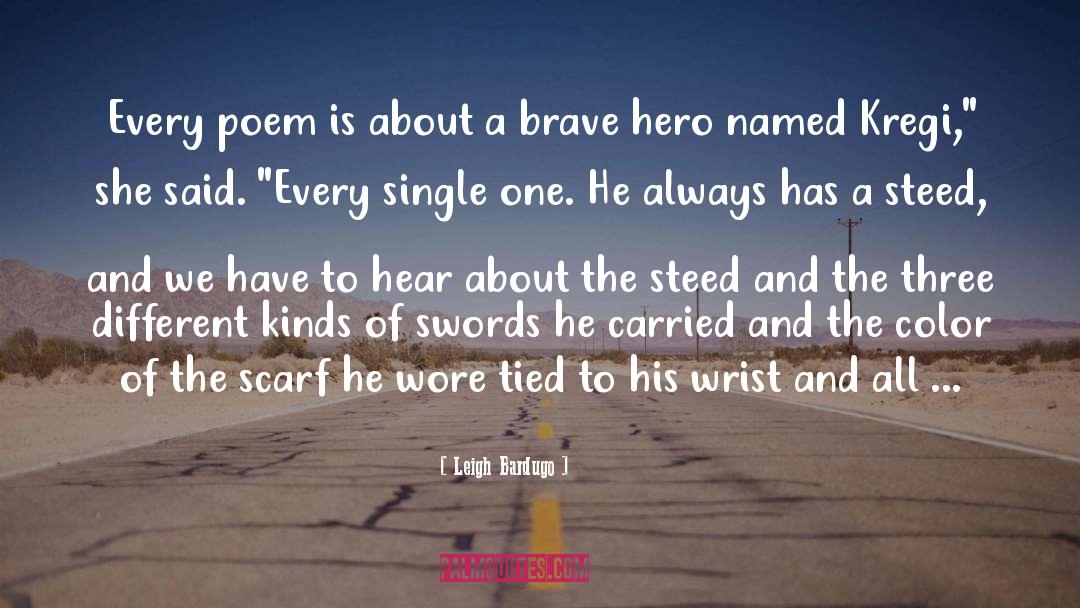 Wounded Hero quotes by Leigh Bardugo