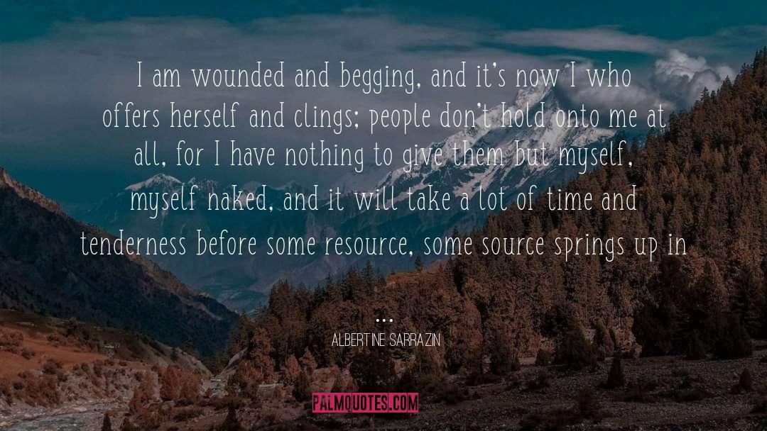 Wounded quotes by Albertine Sarrazin