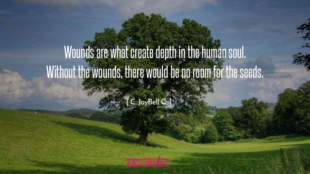 Wounded quotes by C. JoyBell C.