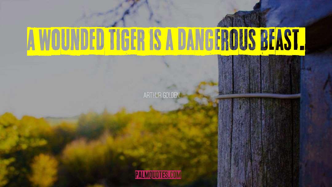 Wounded Tiger quotes by Arthur Golden
