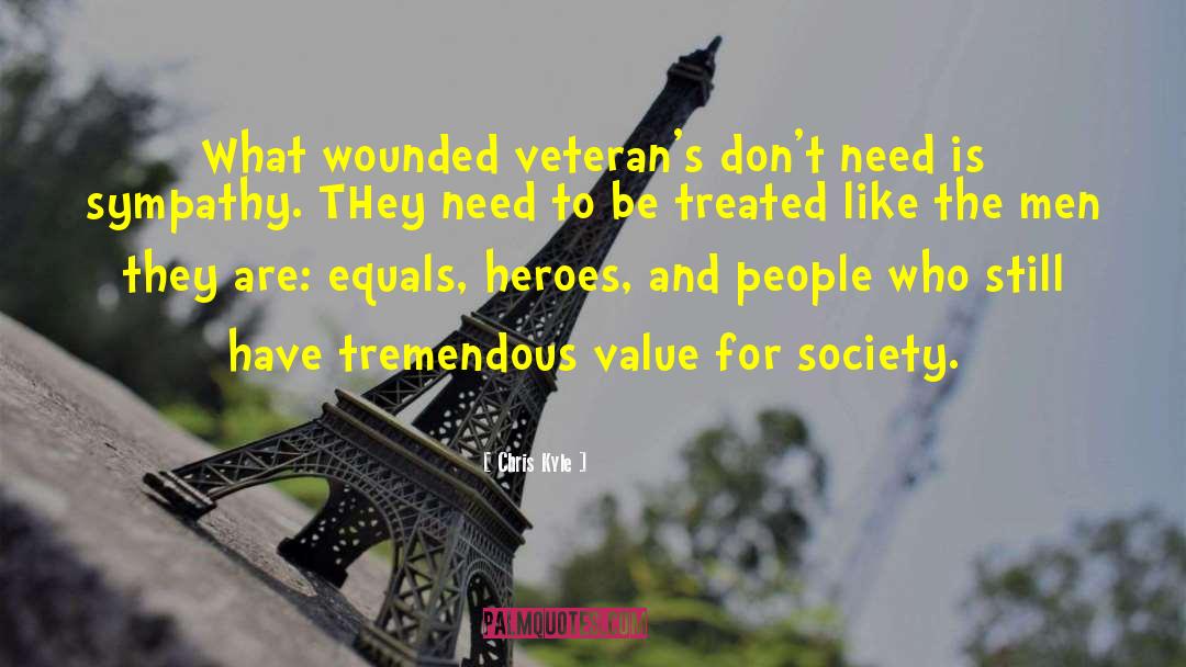 Wounded Veterans quotes by Chris Kyle