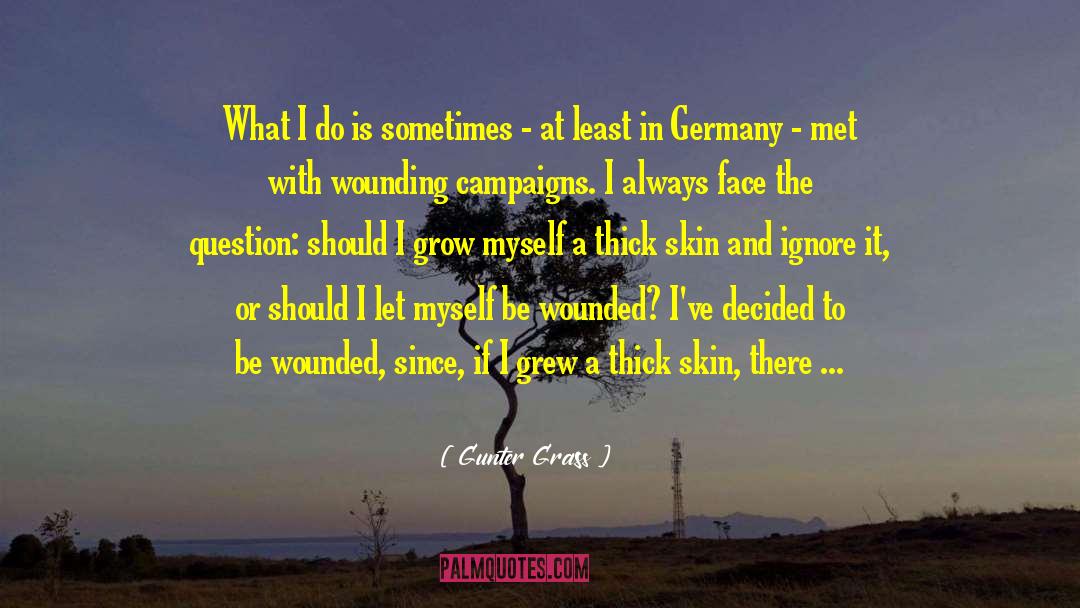 Wounding quotes by Gunter Grass