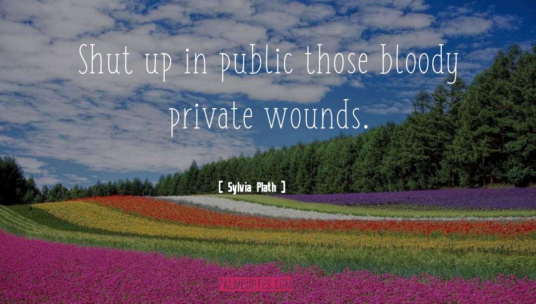 Wounds quotes by Sylvia Plath