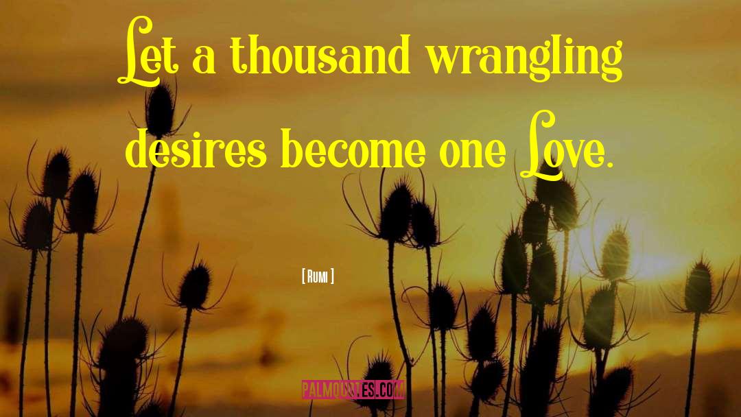 Wrangling quotes by Rumi