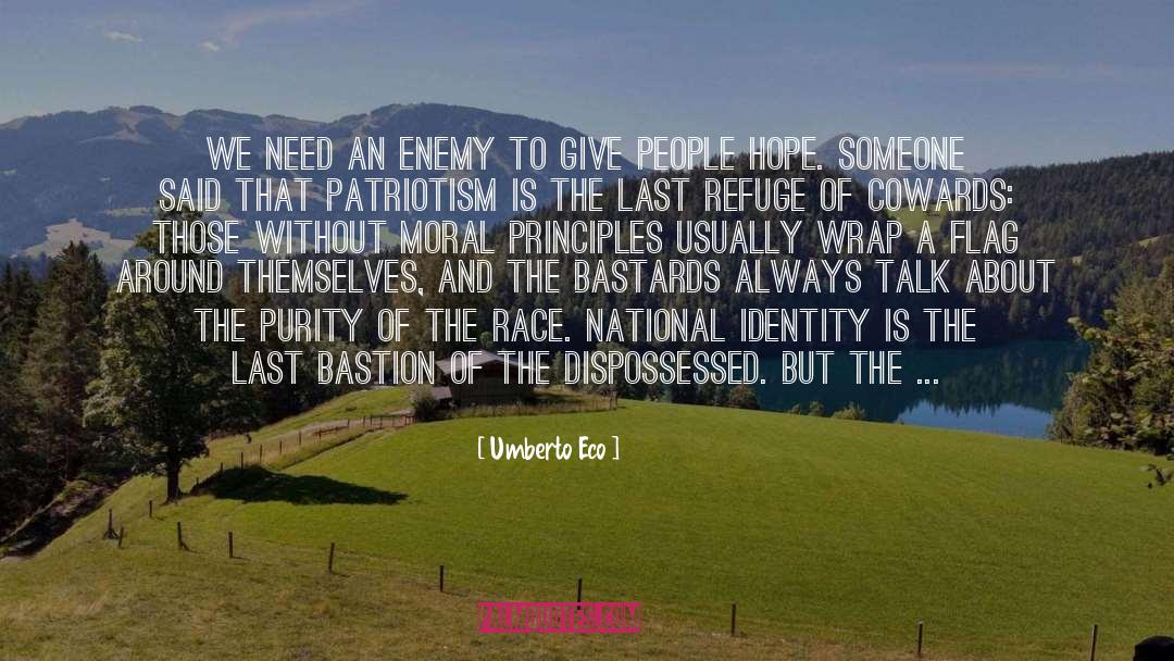 Wrap quotes by Umberto Eco