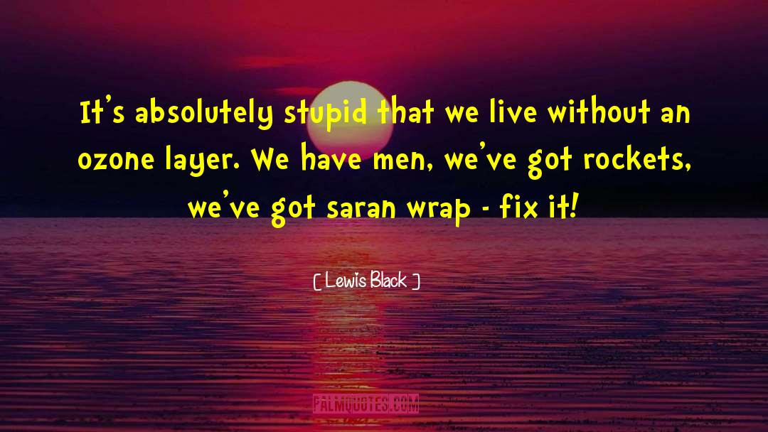 Wraps quotes by Lewis Black