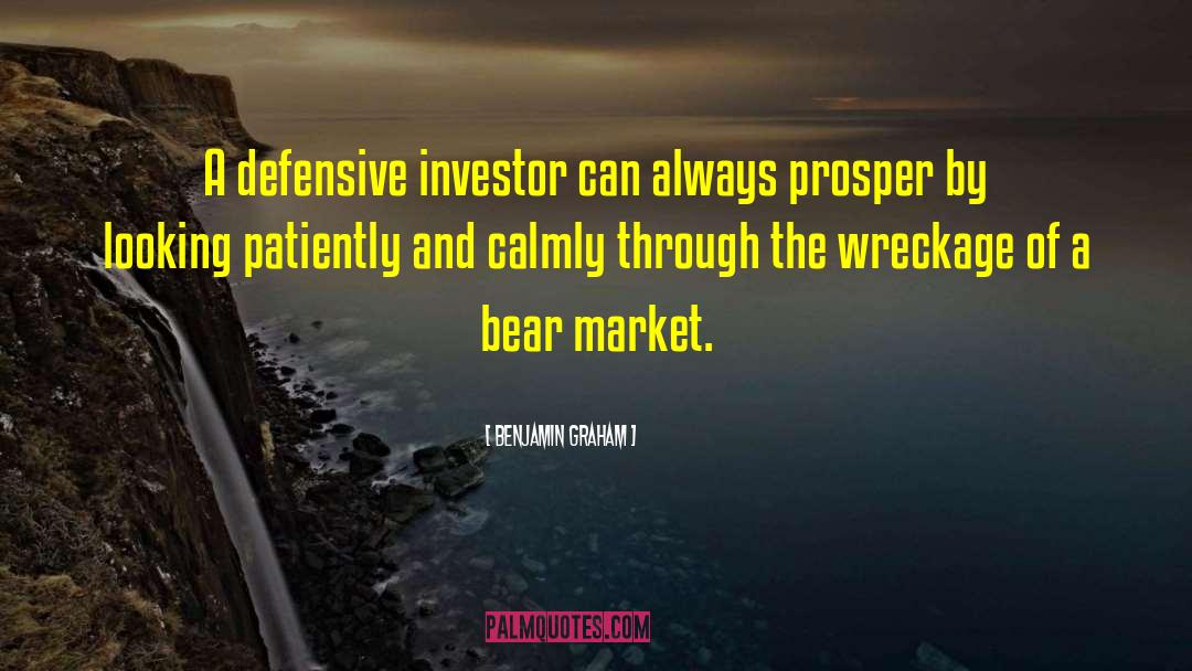 Wreckage quotes by Benjamin Graham