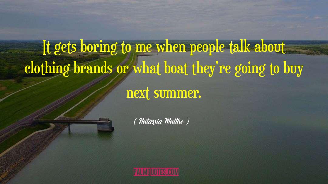 Wrecked Boat quotes by Natassia Malthe