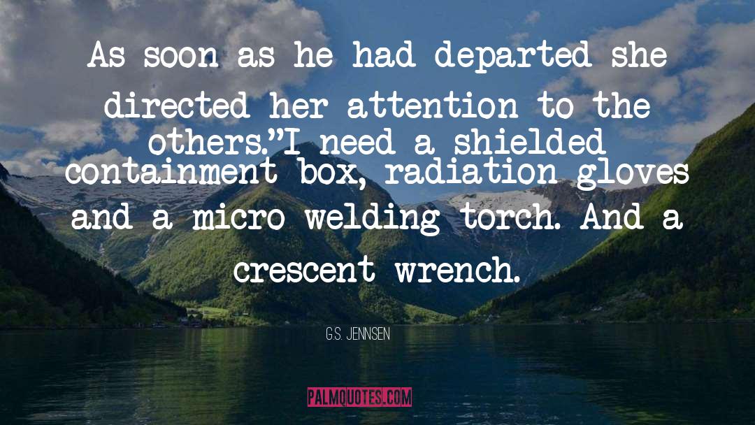 Wrench quotes by G.S. Jennsen