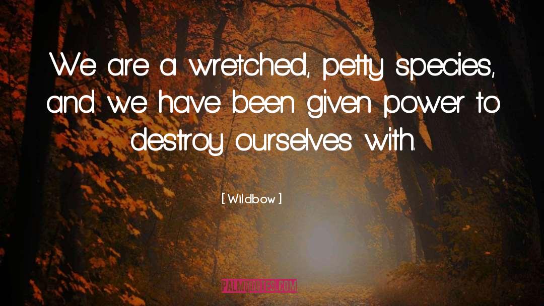 Wretched quotes by Wildbow