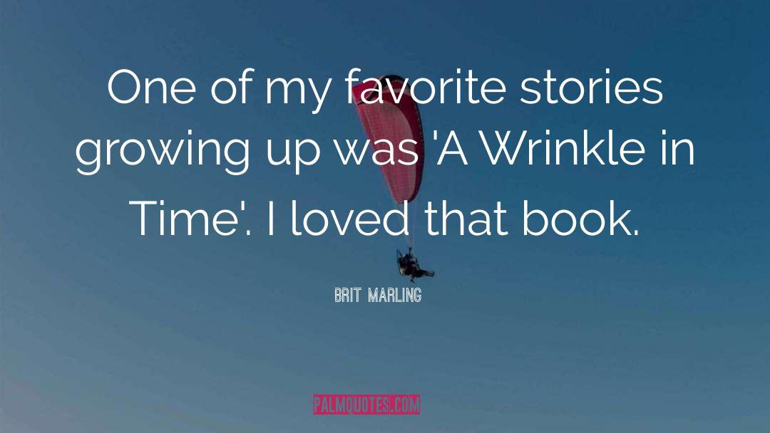 Wrinkle quotes by Brit Marling