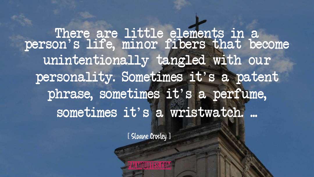 Wristwatch quotes by Sloane Crosley