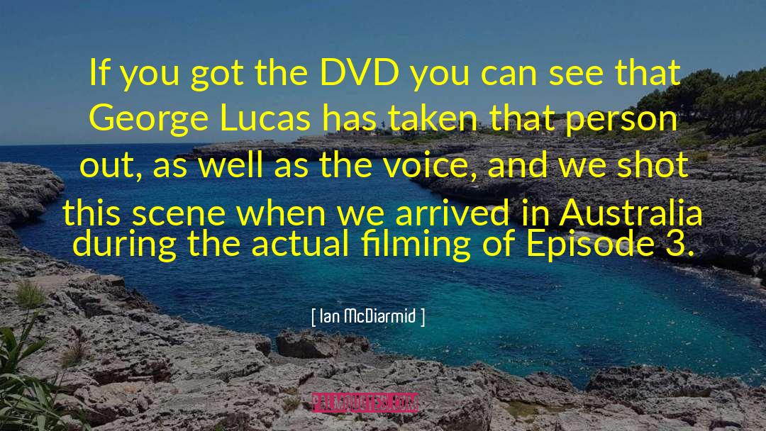 Writable Dvd quotes by Ian McDiarmid