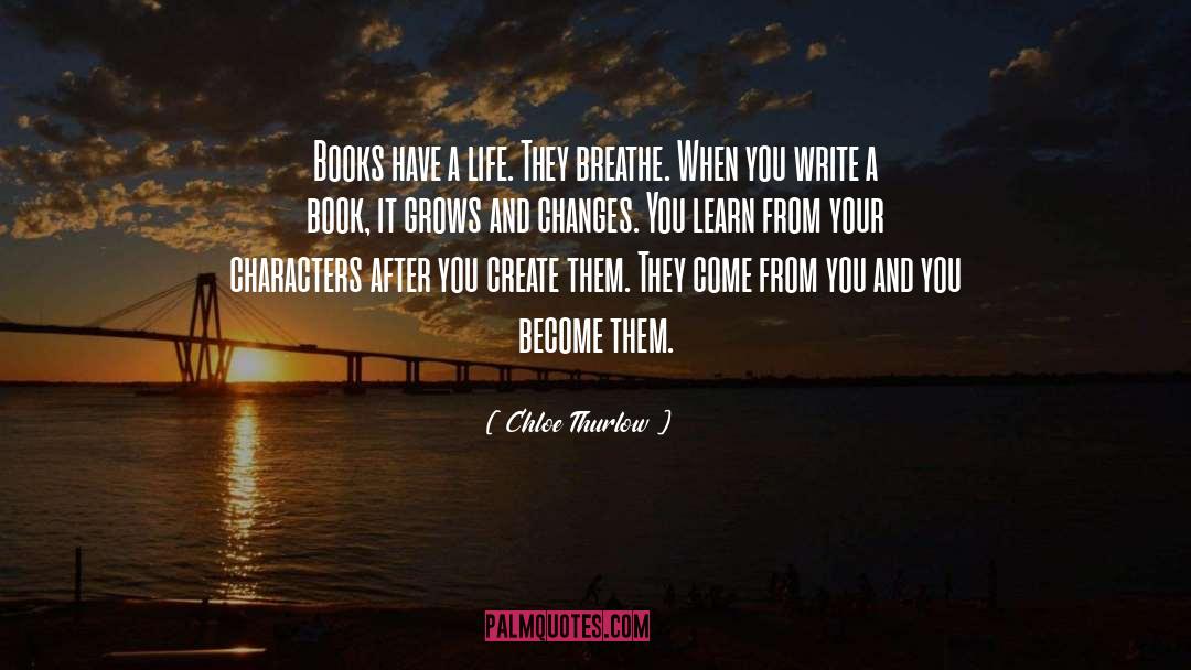 Write A Book quotes by Chloe Thurlow