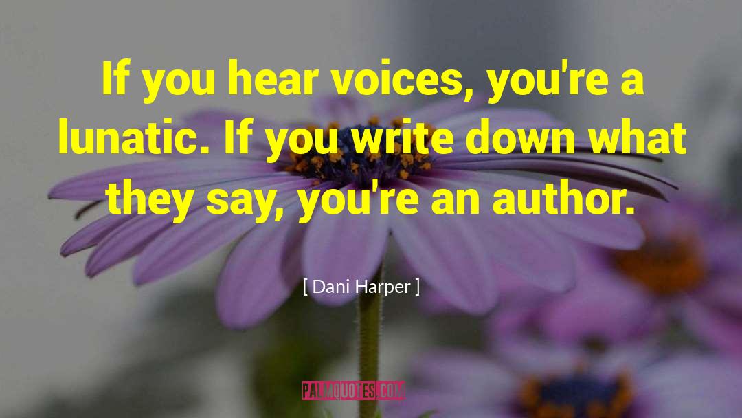 Write Down quotes by Dani Harper