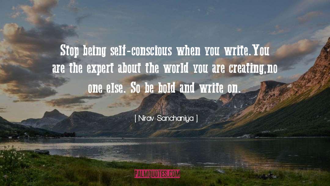 Write On quotes by Nirav Sanchaniya