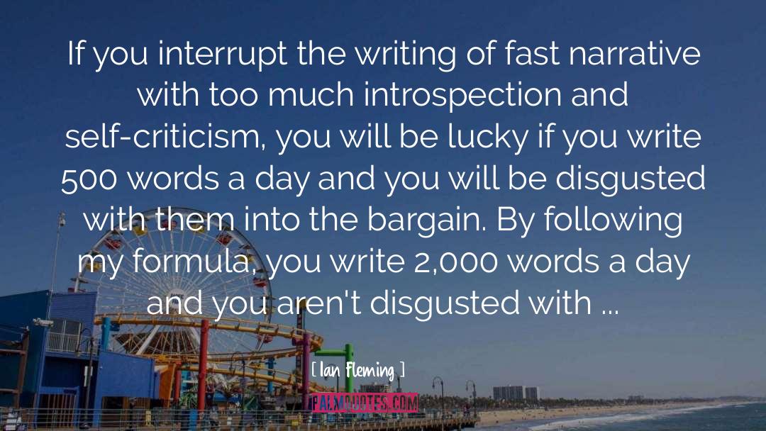 Write Position quotes by Ian Fleming