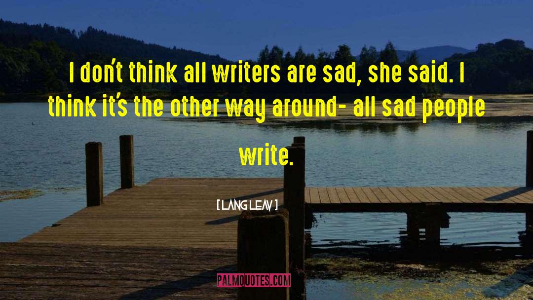 Write Position quotes by Lang Leav