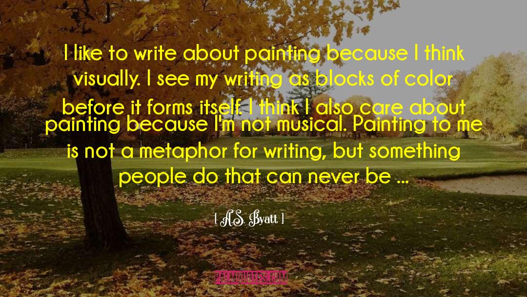 Write Something About quotes by A.S. Byatt