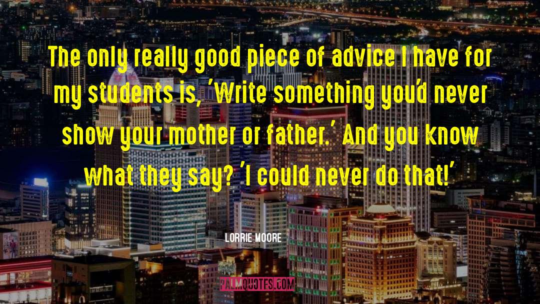 Write Something quotes by Lorrie Moore