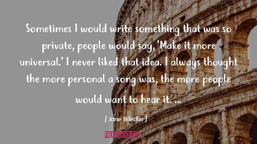 Write Something quotes by Jane Wiedlin