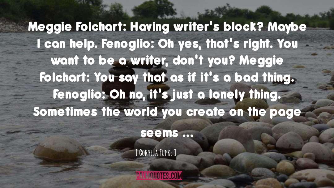 Writer 27s Block quotes by Cornelia Funke