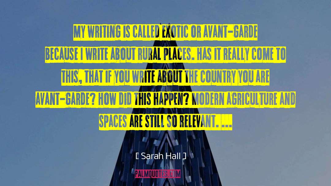 Writer About Writing quotes by Sarah Hall