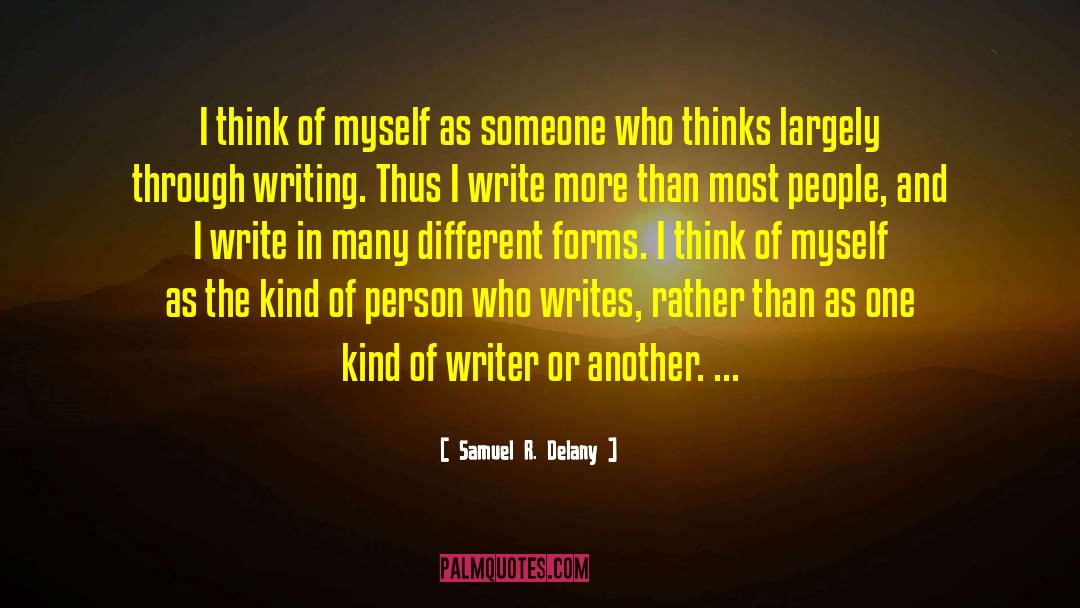 Writer Problems quotes by Samuel R. Delany