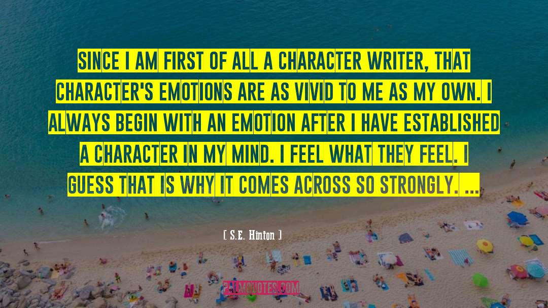 Writer S World quotes by S.E. Hinton