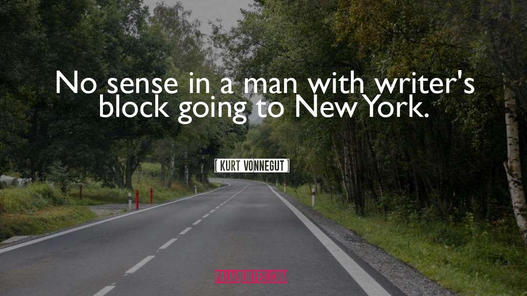 Writers Block quotes by Kurt Vonnegut