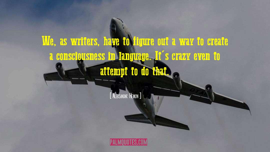 Writers Craft quotes by Aleksandar Hemon