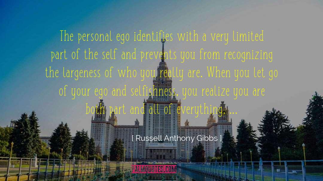 Writers Ego quotes by Russell Anthony Gibbs