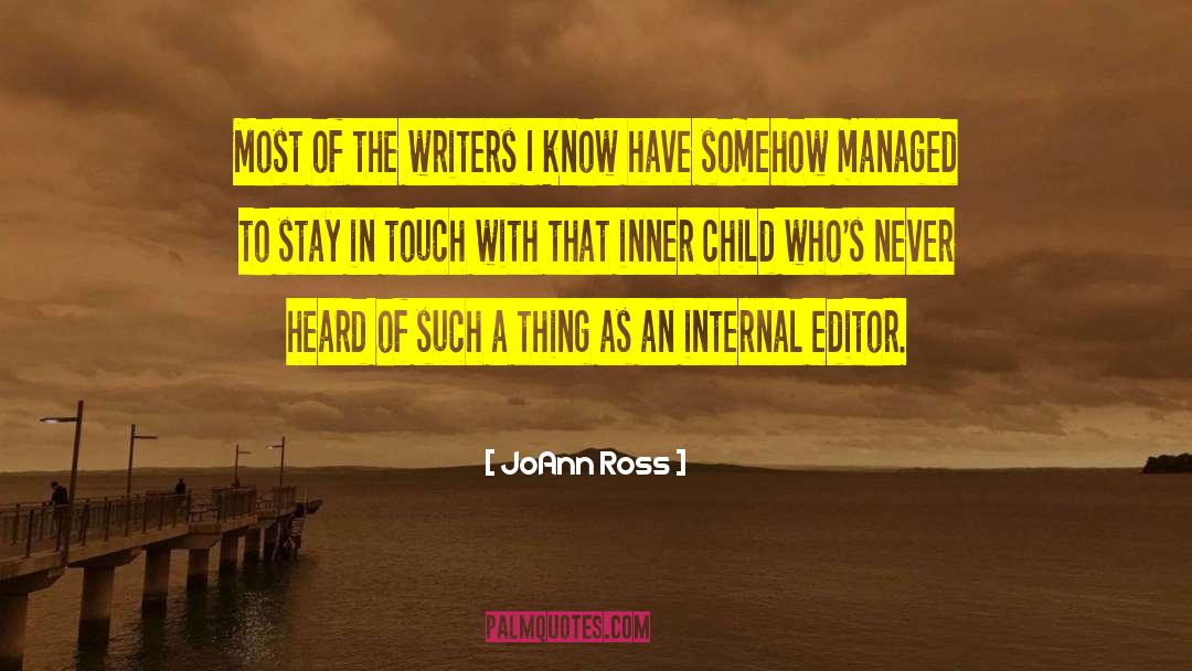 Writers Groups quotes by JoAnn Ross