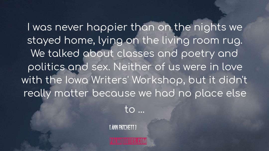 Writers Inspiration quotes by Ann Patchett