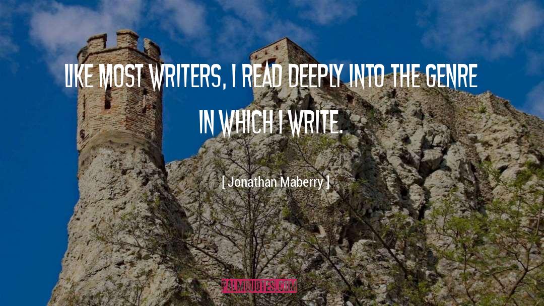 Writers Inspiration quotes by Jonathan Maberry