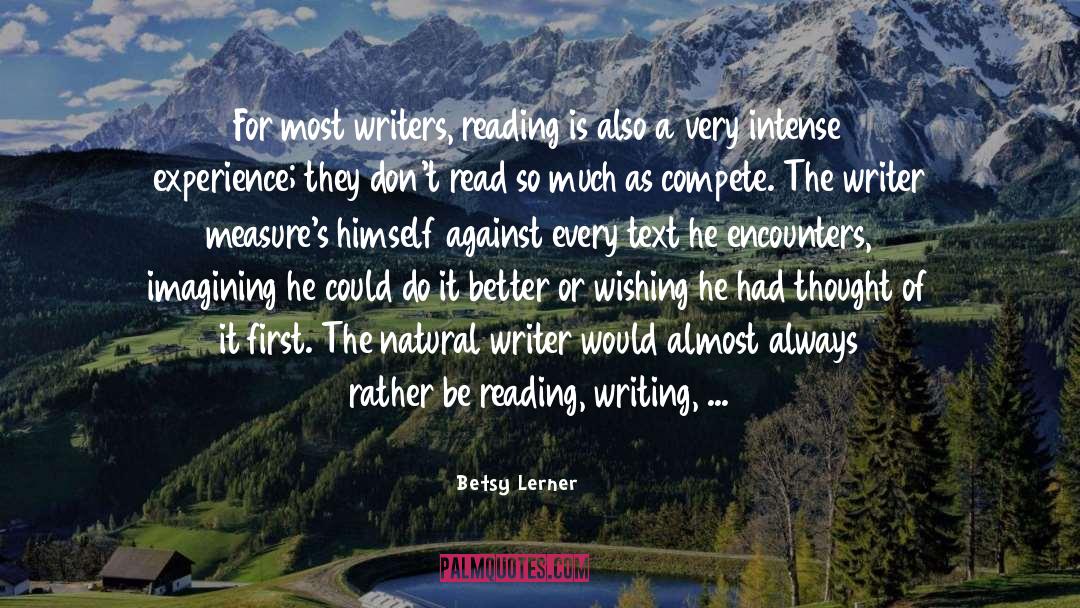 Writers Life quotes by Betsy Lerner