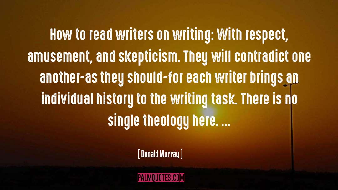 Writers On Writing quotes by Donald Murray