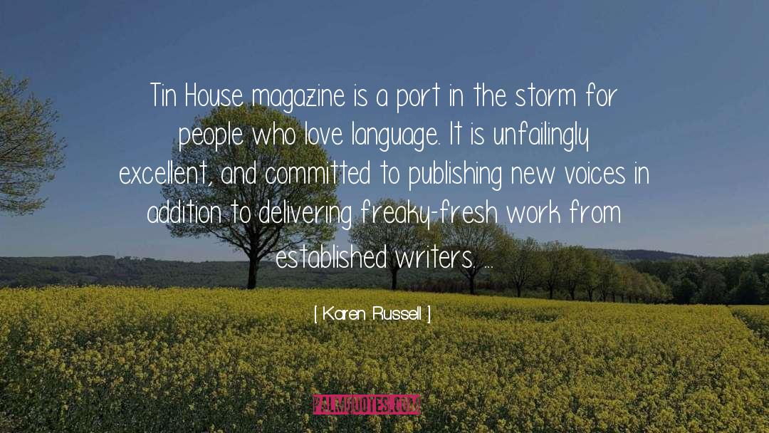 Writers Voice quotes by Karen Russell