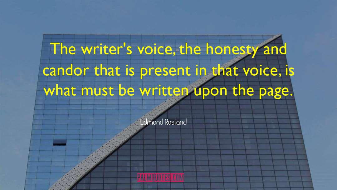 Writers Voice quotes by Edmond Rostand
