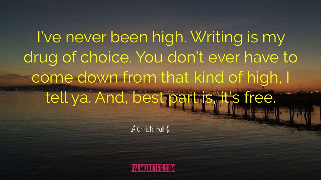 Writers World quotes by Christy Hall