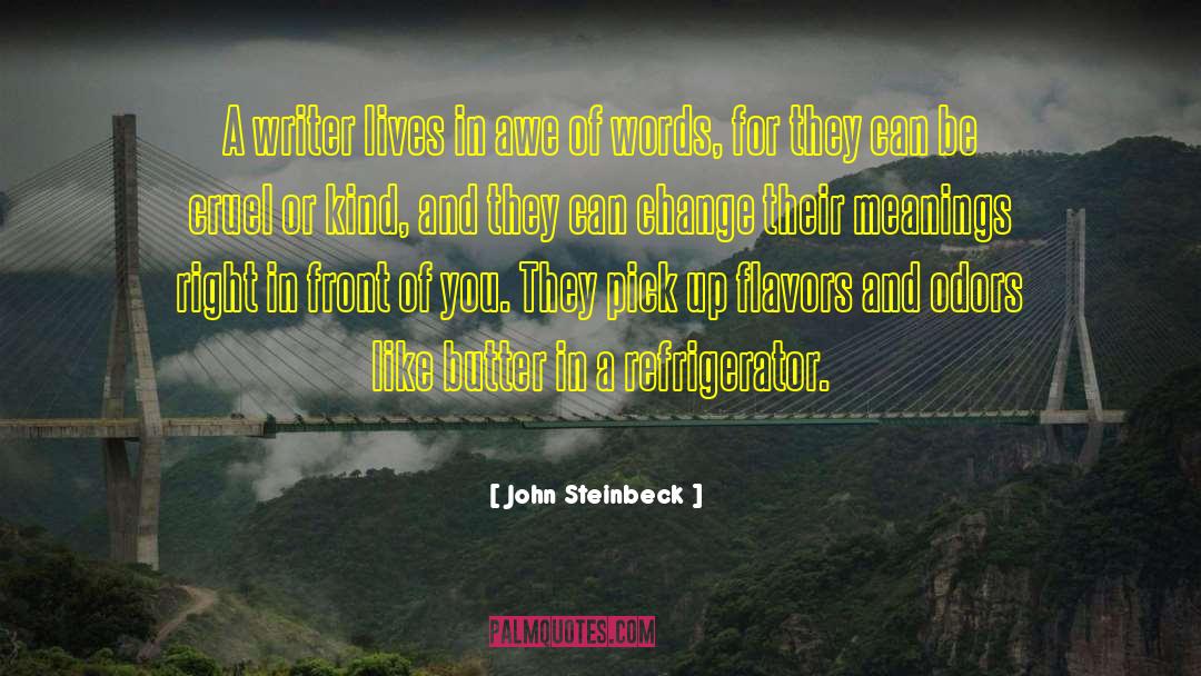 Writing Affirmation quotes by John Steinbeck