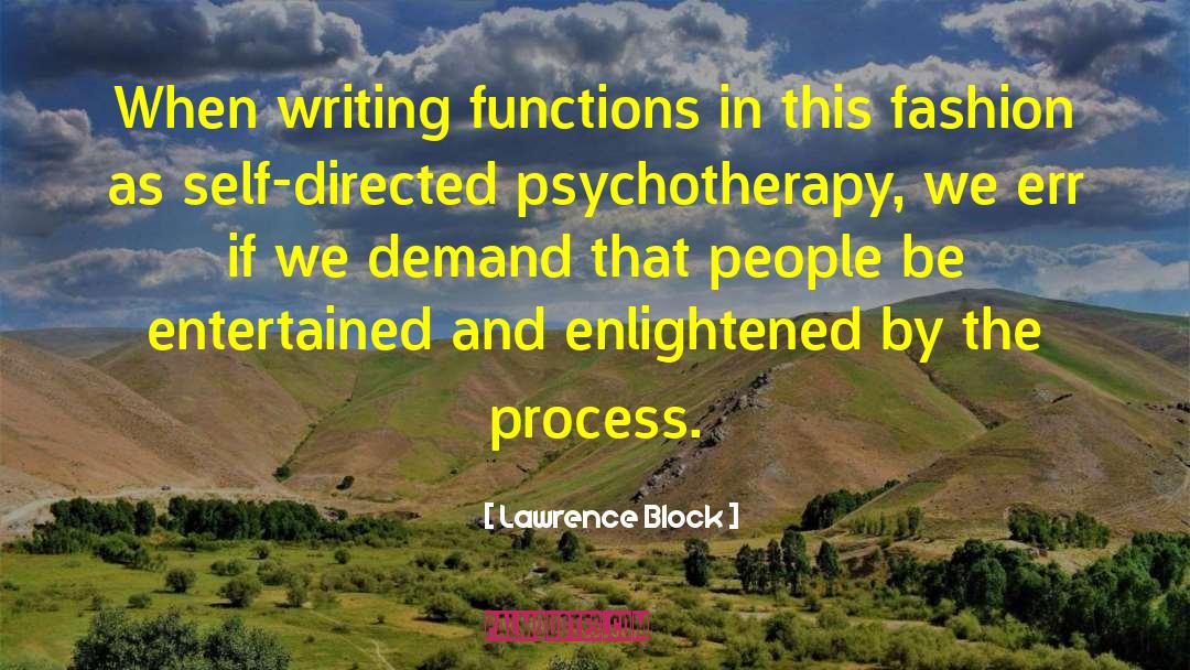 Writing And Disappointment quotes by Lawrence Block