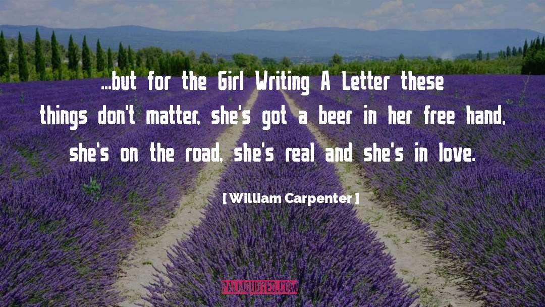 Writing And Travel quotes by William Carpenter