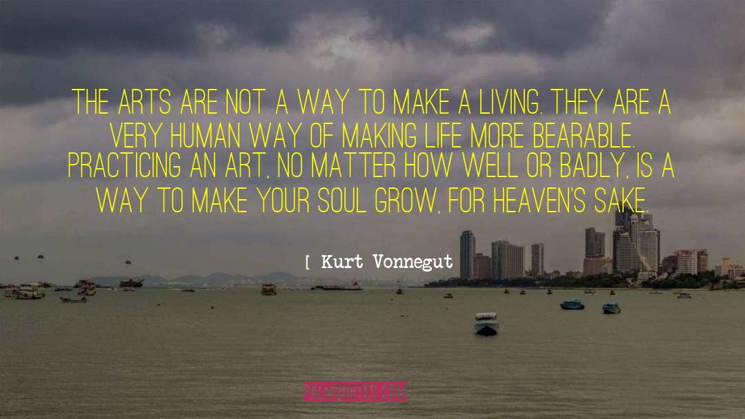 Writing Art quotes by Kurt Vonnegut