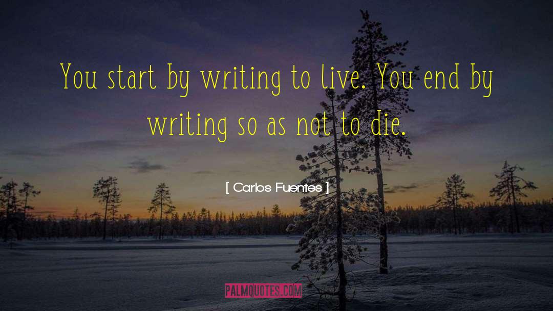 Writing Characters quotes by Carlos Fuentes