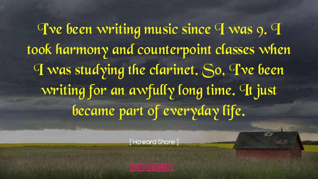 Writing Class quotes by Howard Shore