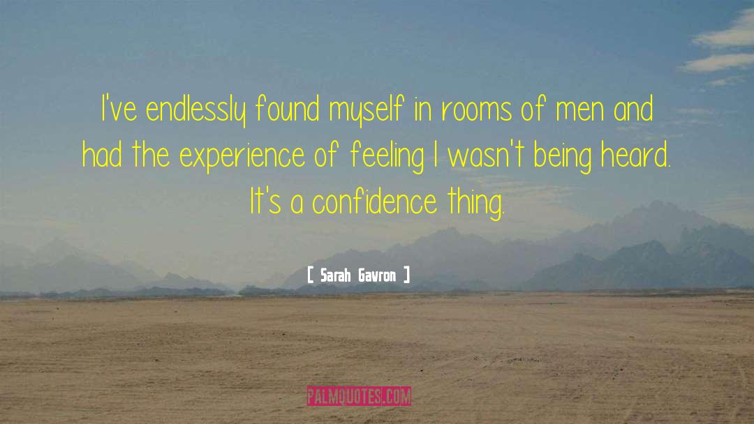 Writing Confidence quotes by Sarah Gavron