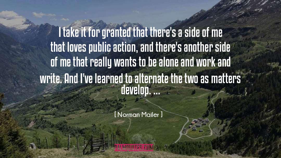 Writing Conflict quotes by Norman Mailer