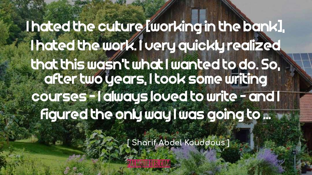 Writing Courses quotes by Sharif Abdel Kouddous