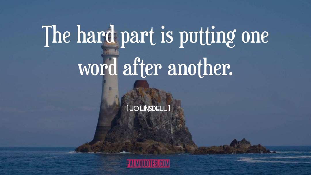 Writing Craft quotes by Jo Linsdell